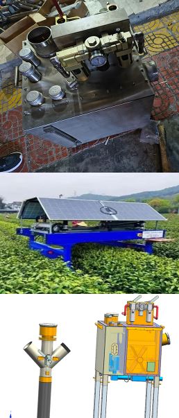 智能恒温蜂箱、大型集成蜂箱、环卫各种垃圾箱、矿用防喷系统、非标解决方案概念图