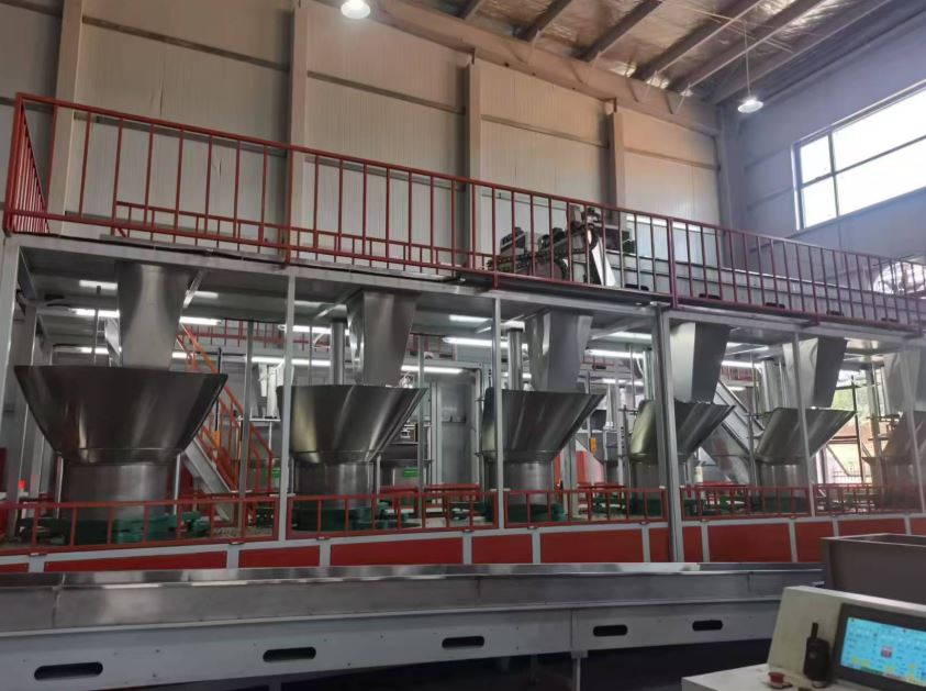 遵义茶叶自动化加工生产线现场